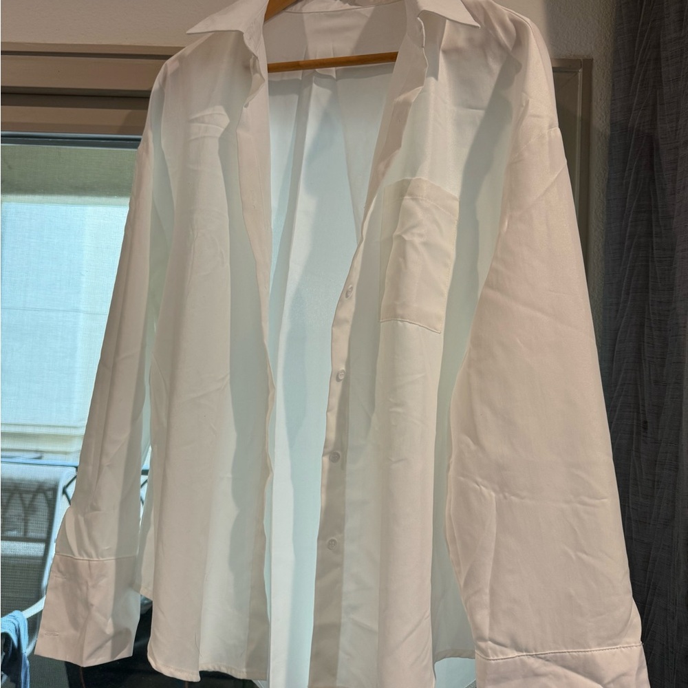 Classic White Men's Shirt